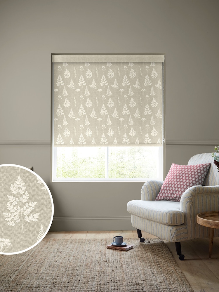 Emily Bond Linen Tynesfield Made to Measure Roller Blinds - Image 1 of 6