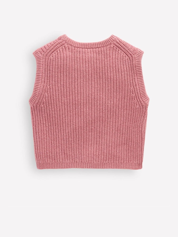 Boden Pink Knitted Tank - Image 2 of 3 Boden Pink Knitted Tank - Image 2 of 3