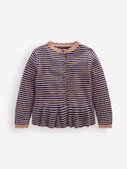 Boden Brown Pretty Peplum Cardigan - Image 2 of 4