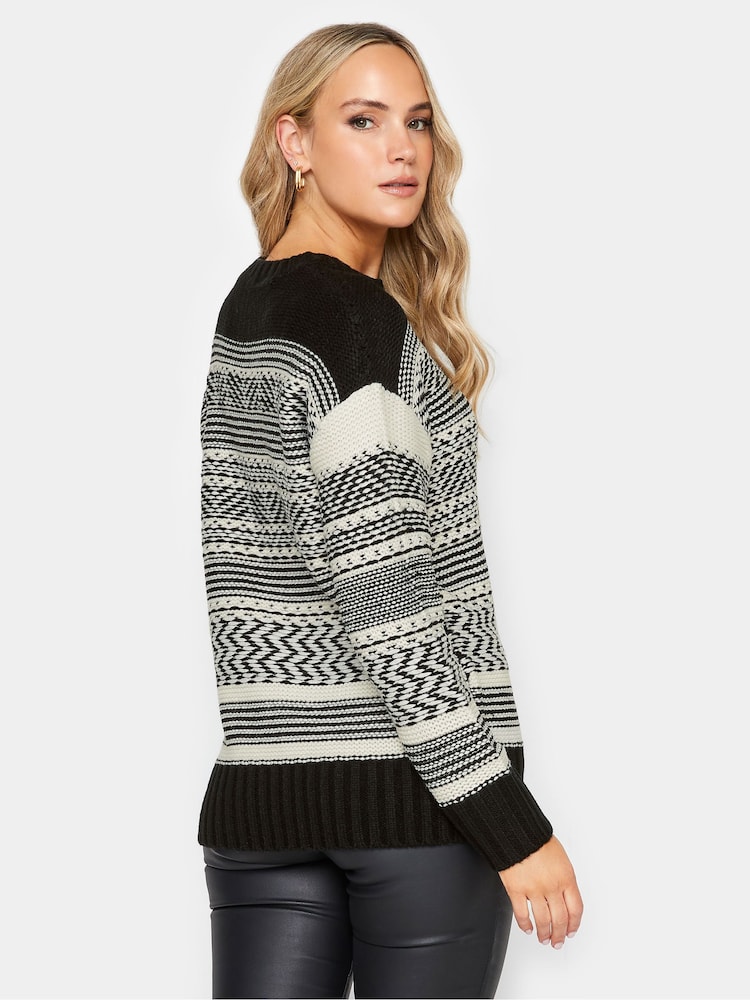 Long Tall Sally Black Fairisle Jumpers - Image 2 of 4