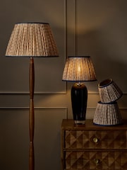 Ochre Yellow Geo Pleated Lamp Shade - Image 2 of 5