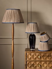 Ochre Yellow Geo Pleated Lamp Shade - Image 3 of 5