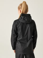 Regatta Black Kids Waterproof Pack It Jacket III - Image 2 of 6