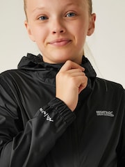 Regatta Black Kids Waterproof Pack It Jacket III - Image 4 of 6