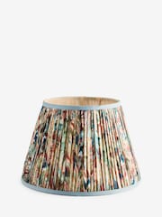Multi Colour Marble Pleated Lamp Shade - Image 1 of 5