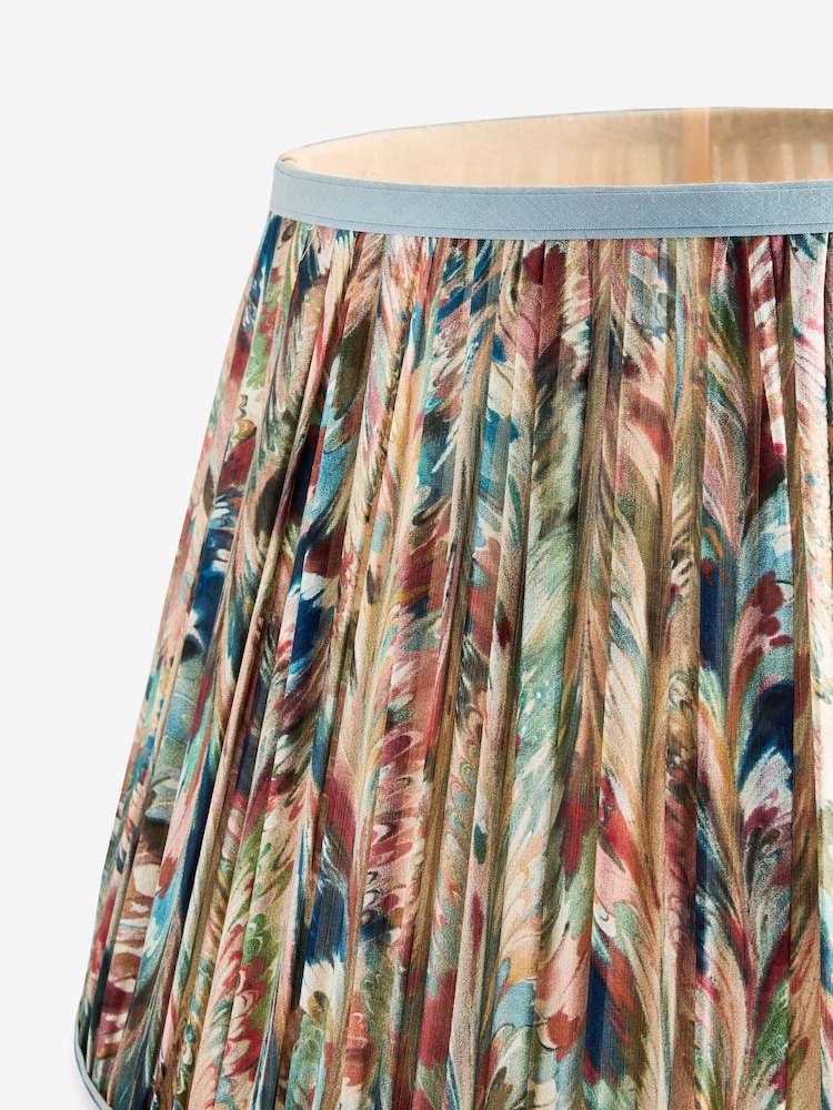 Multi Colour Marble Pleated Lamp Shade - Image 5 of 5