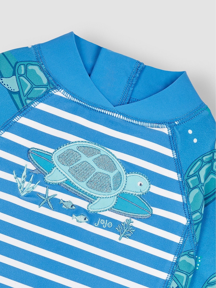 Aqua Blue - Traje de 1 pieza con protección solar UPF 50 de JoJo Maman Bébé - Imagen 3 de 3