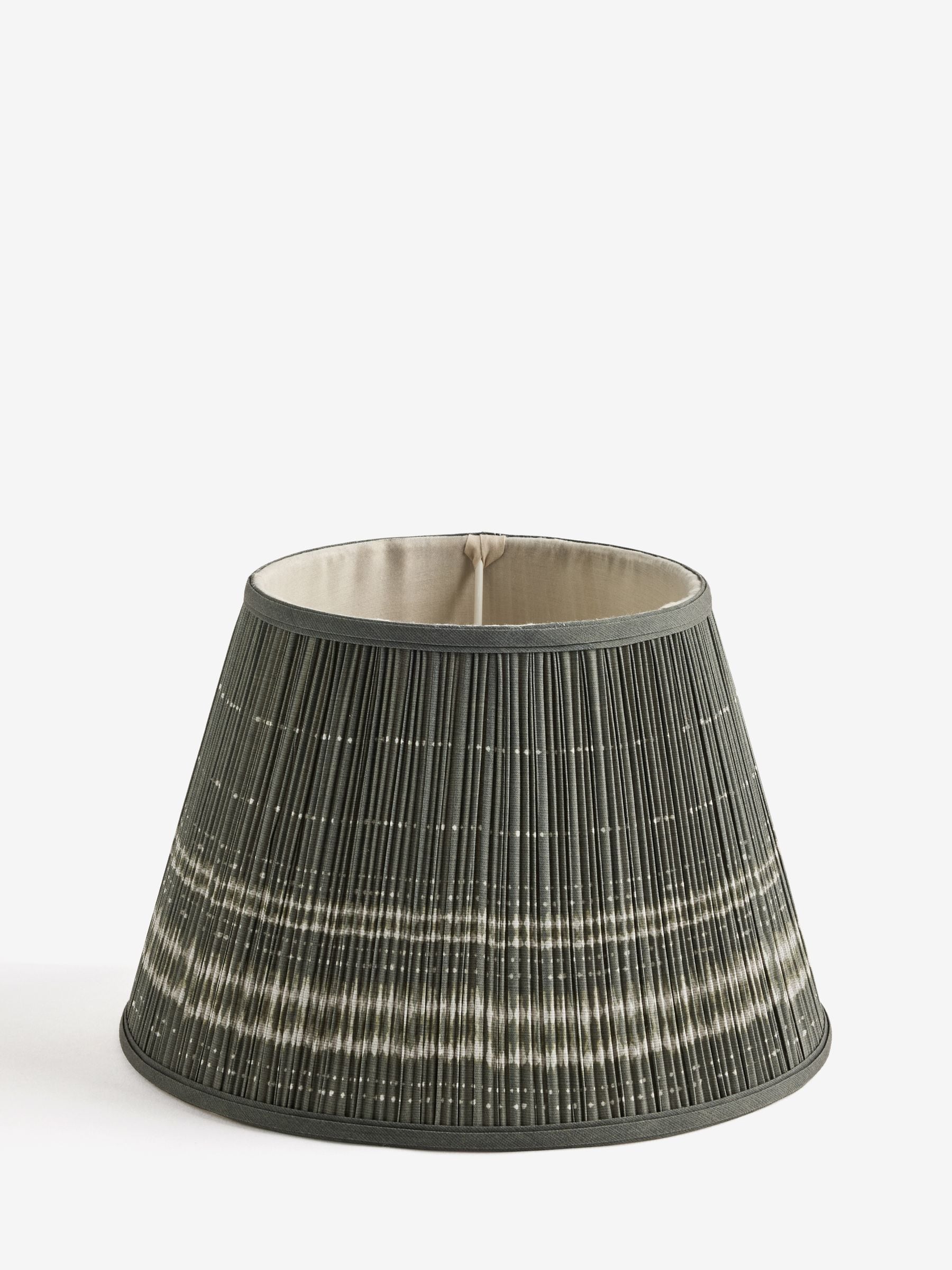 Dark Green Pleated Lamp Shade