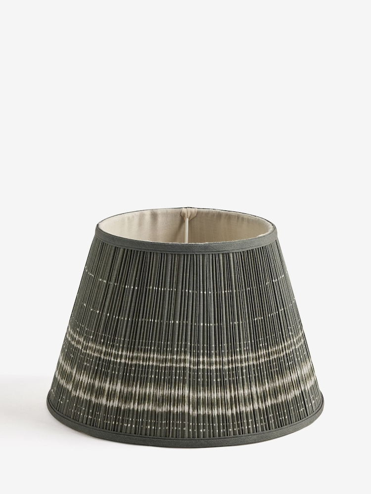 Dark Green Pleated Lamp Shade - Image 1 of 5