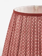 Red Geo Pleated Lamp Shade - Image 5 of 5