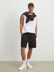 River Island White LA Palm Tree Car Print Vest - Image 3 of 4