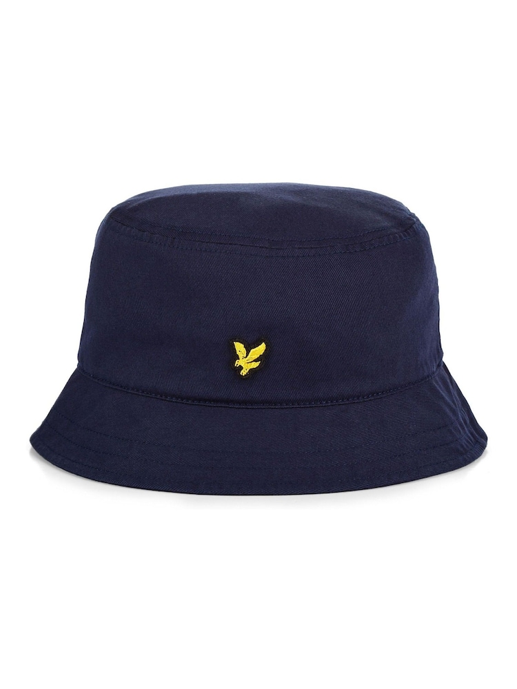 Lyle & Scott Navy 100% Cotton Bucket Hat - Image 1 of 2