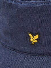 Lyle & Scott Navy 100% Cotton Bucket Hat - Image 2 of 2