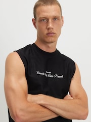 River Island Black F1 Car Print Vest - Image 4 of 4