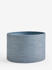 Blue Relaxed Linen Lamp Shade - Image 1 of 5