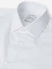 White Easy Care Single Cuff Smart Shirts 5 Pack - Image 2 of 6