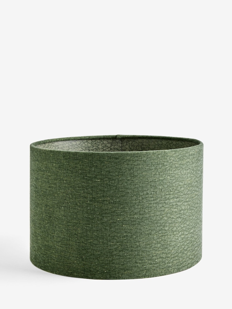 Green Relaxed Linen Lamp Shade - Image 1 of 4