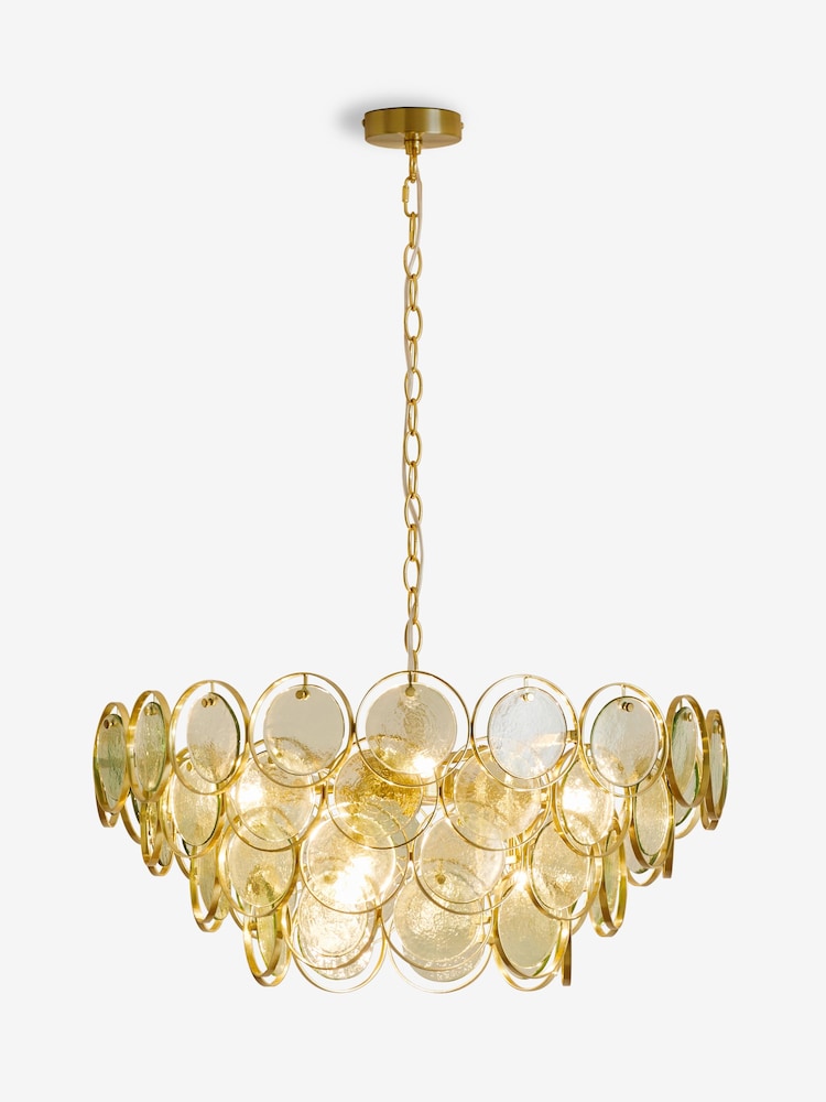 Brass Remy 6 Light Chandelier Ceiling Light - Image 4 of 4