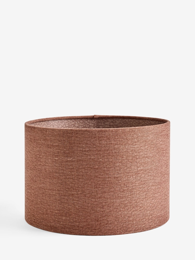 Orange Relaxed Linen Lamp Shade - Image 1 of 4