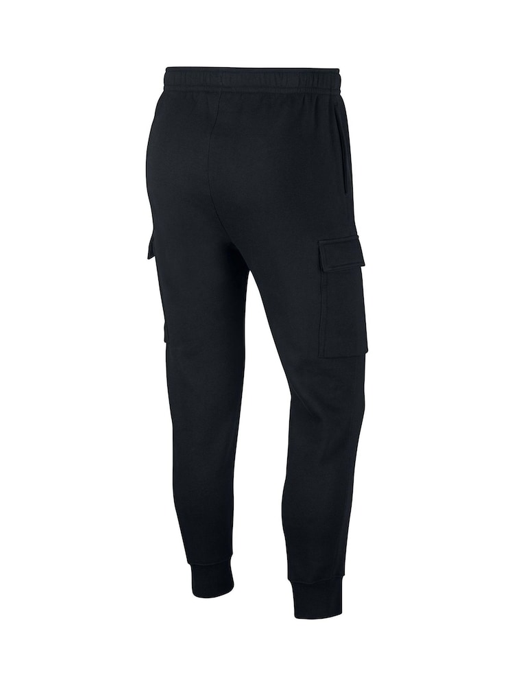 Nike Black Club Cargo Joggers - Image 7 of 7