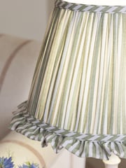 Green Stripe Pleated Lamp Shade - Image 4 of 5