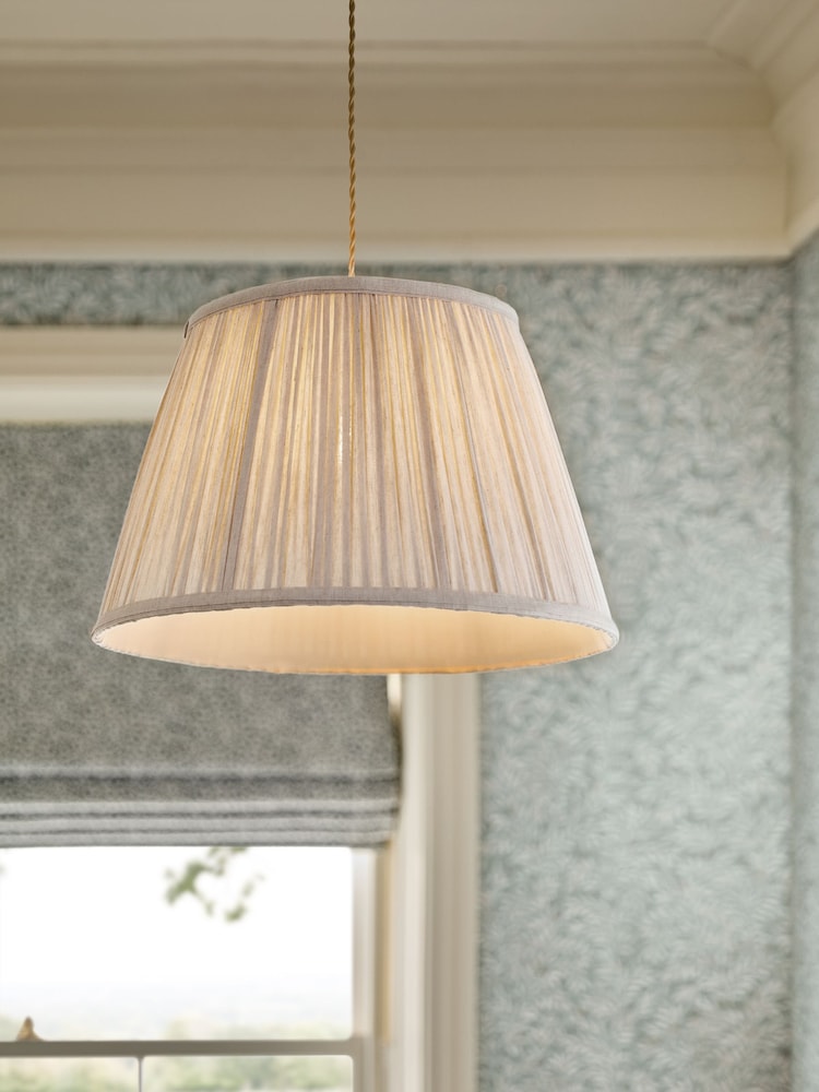 Natural Ashbury Pleated Lamp Shade - Image 2 of 7