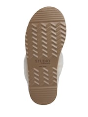 Celtic & Co. Brown Studio Fur Edge Mule Slippers - Image 6 of 6