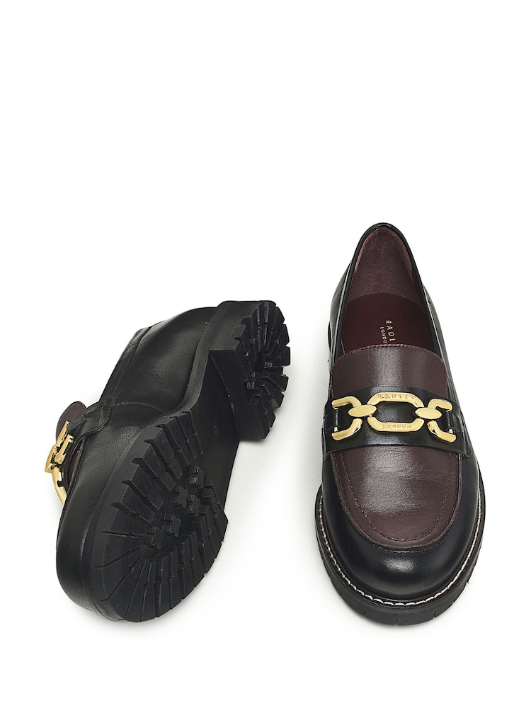 Radley London Cavendish Avenue Colourblock Chunky Chain Loafers - Image 2 of 3
