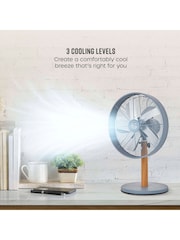Swan Grey Nordic 12 Inch Desk Fan - Image 3 of 9
