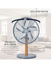 Swan Grey Nordic 12 Inch Desk Fan - Image 4 of 9