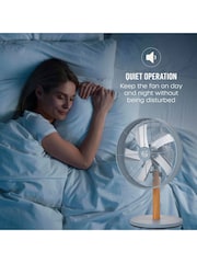 Swan Grey Nordic 12 Inch Desk Fan - Image 5 of 9