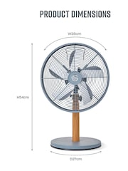Swan Grey Nordic 12 Inch Desk Fan - Image 7 of 9