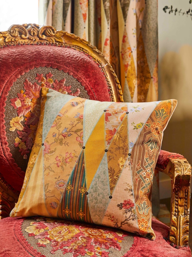 The Chateau by Angel Strawbridge Multi Wallpaper Museum Cushion - Image 2 of 4