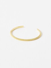 Oliver Bonas Gold Plated Ray Textured Cuff Bracelet - Image 2 of 4