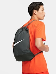 Nike Dark Grey Brasilia Drawstring Bag - Image 1 of 7