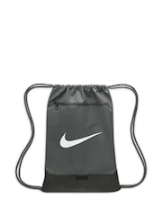 Nike Dark Grey Brasilia Drawstring Bag - Image 3 of 7