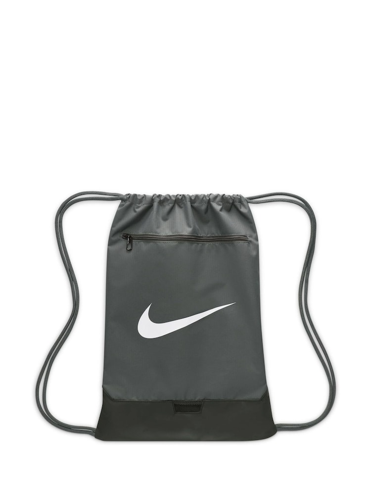 Nike Dark Grey Brasilia Drawstring Bag - Image 3 of 7