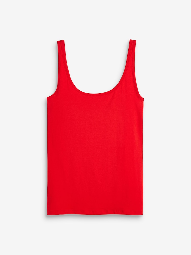 Rojo - Camiseta de tirantes anchos - Imagen 4 de 4