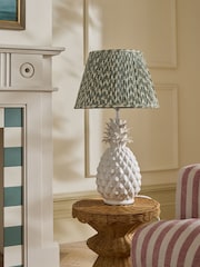 Green Mosaic Pleated Lamp Shade - Image 3 of 7