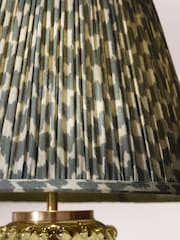 Green Mosaic Pleated Lamp Shade - Image 6 of 7