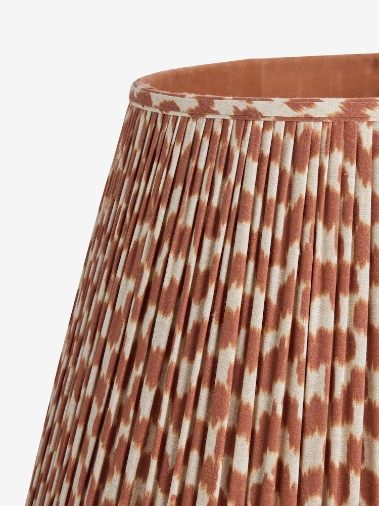 Amber Orange Mosaic Pleated Lamp Shade - Image 5 of 5