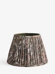 Green Pleated Lamp Shade - Image 1 of 5
