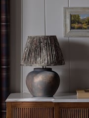 Green Pleated Lamp Shade - Image 3 of 5
