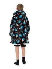 Vanilla Underground Dark Black Sonic All-Over Print Blanket Hoodie - Image 5 of 8