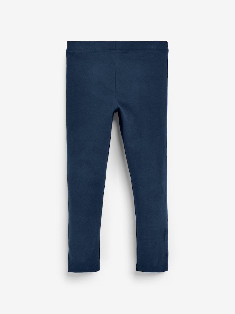 Navy Blue Leggings 5 Pack (3-16yrs) - Image 3 of 4