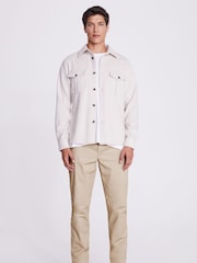 MOSS Natural Tailored Chino Trousers - Image 2 of 4