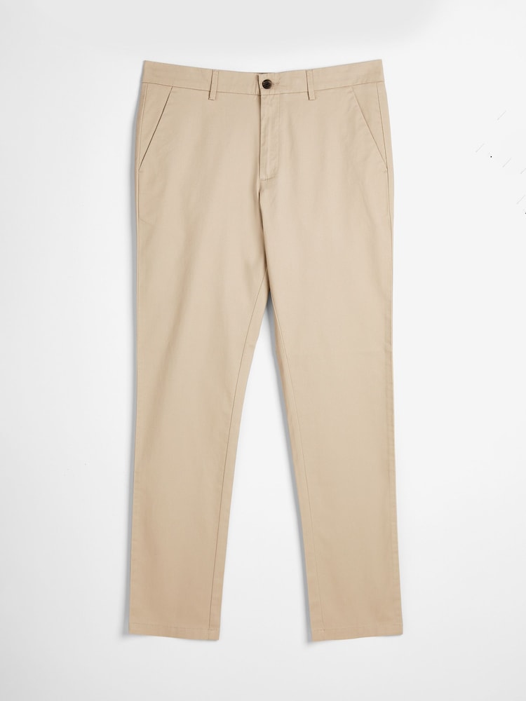MOSS Natural Tailored Chino Trousers - Image 4 of 4