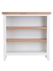K Interiors White Oak Windsor Solid Wood Small Wide Bookcase - Image 5 of 5