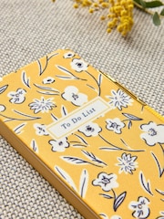 Mustard Yellow Floral To Do List - Image 2 of 5