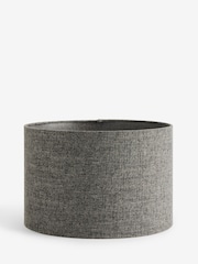 Charcoal Grey Tweedy Lamp Shade - Image 1 of 5